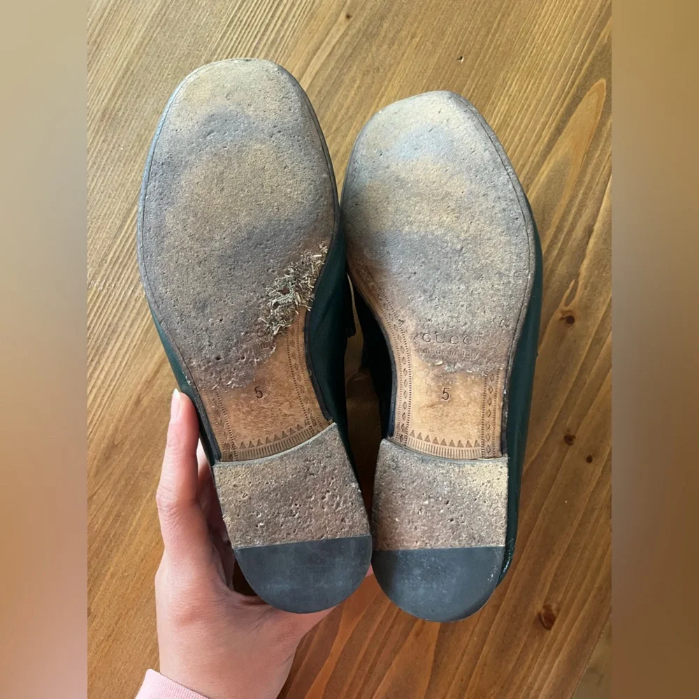 Gucci Horsebit 1953 Green Leather Loafers